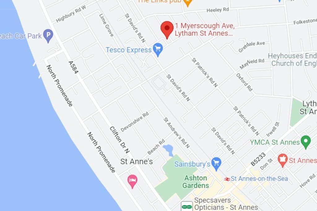 2 Bed Sleeps 6 Beach Retreat St Annes On Sea Villa Lytham St Annes Dış mekan fotoğraf